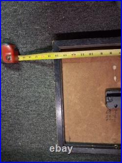 VINTAGE MIGHTY AUTO Parts Clock Glass Face Not Working Ez Fix Gas Mobil Sign