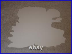 VINTAGE RATFINK DRIVES CAR With WOMAN MONSTER 12 METAL GASOLINE OIL RAT FINK SIGN