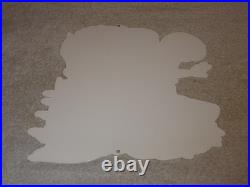 VINTAGE RATFINK DRIVES CAR With WOMAN MONSTER 12 METAL GASOLINE OIL RAT FINK SIGN