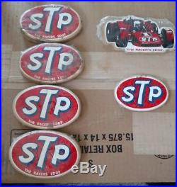 VINTAGE- STP THE RACER'S EDGE 6 SEALED PACKS STICKERS Indy car