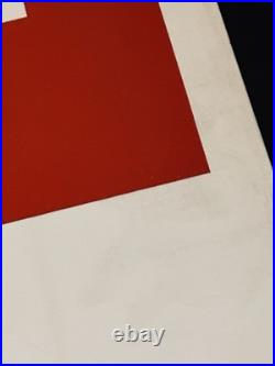 VTG AAA American Auto Assoc EMERGENCY SERVICES Double Sided Advertising Sign 24