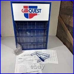 VTG Carquest Auto Lamps Display Cabinet Bulb Metal Advertising Store BRAND NEW