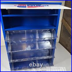 VTG Carquest Auto Lamps Display Cabinet Bulb Metal Advertising Store BRAND NEW
