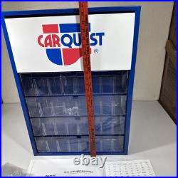 VTG Carquest Auto Lamps Display Cabinet Bulb Metal Advertising Store BRAND NEW