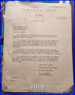 VTG Complete Brochure/Catalog/Price List Wayne Pump Co Auto/Gas Pump Litho LOT