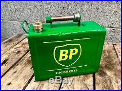 Very Rare Vintage BP Petrol Can 2 Gallon, Man Cave, Games Room