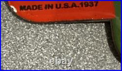 Vintage 12 1937 Coke Cola Soda Porcelain Sign Gas Oil Car Truck Motorcycle