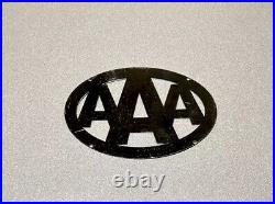 Vintage 12 Aaa American Automobile Association Porcelain Sign Car Gas Oil Truck