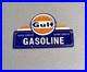 Vintage-12-Gulf-Gasoline-Porcelain-Sign-Car-Oil-Gas-Motorcycle-Truck-01-lya