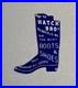 Vintage-12-Hatch-Bros-Shoes-Boots-Porcelain-Sign-Car-Gas-Oil-Truck-Motorcycle-01-qrj