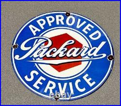 Vintage 12 Packard Service Dealership Porcelain Sign Car Gas Truck Gasoline