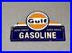Vintage-12-Rare-Gulf-Porcelain-Sign-Car-Gas-Auto-Oil-01-qspl