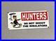 Vintage-12-Reddy-Watt-Hunters-Porcelain-Sign-Car-Oil-Gas-Motorcycle-Truck-01-xzmd