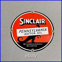 Vintage 12 Sinclair Dinosaur Porcelain Sign Car Gas Oil Truck Motorcycle