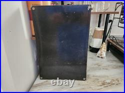 Vintage 12 Zig Zag Cigarette Papers Porcelain Sign Gas Oil Car Truck Motorcycle