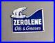 Vintage-13-Zerolene-Bear-Grease-Porcelain-Sign-Car-Gas-Truck-Oil-Motorcycle-01-lydv