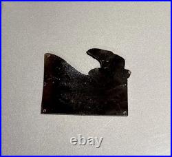 Vintage 13 Zerolene Bear Grease Porcelain Sign Car Gas Truck Oil Motorcycle
