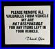 Vintage-13lb-Valuables-Responsible-Vehicle-36-Porcelain-Sign-Gas-Oil-Gasoline-01-pws