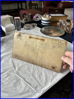 Vintage 1902-1952 AAA Old Logo 50th Anniversary License Plate Sign Original