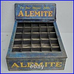 Vintage 1920s Alemite Zerk Fittings Automobile Parts Advertising Store Display