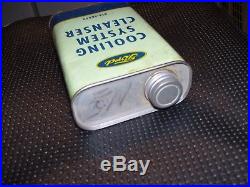 Vintage 1940's 1950' s original NOS Ford Cooling system cleanser tin oil can