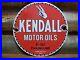 Vintage-1942-Kendall-Porcelain-Sign-Chainlube-Advertising-Automobile-Motor-Oil-01-st