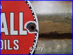 Vintage 1942 Kendall Porcelain Sign Chainlube Advertising Automobile Motor Oil