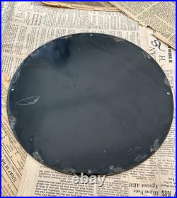 Vintage 1943 Sunoco Car Saver Service 12 Inch Porcelain Enamel Sign