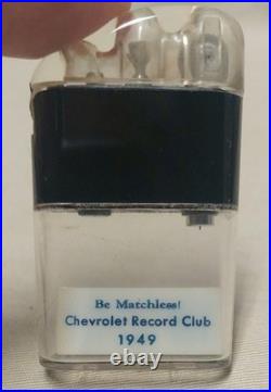 Vintage 1949 Chevrolet Salesmans Cigarette Lighter Mint In Box Nice
