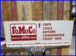 Vintage 1950/60s FoMoCo Ford Motor Co parts display metal cabinet Inv695