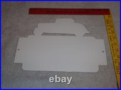 Vintage 1950 Hot Rod Shop Auto Parts Lightning 12 Metal Car Gasoline & Oil Sign