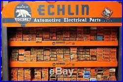 Vintage 1950's Echlin Original Store Display Sign Fully Stocked Parts Cabinet