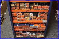 Vintage 1950's Echlin Original Store Display Sign Fully Stocked Parts Cabinet