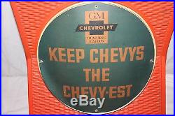 Vintage 1950's GM Chevrolet Genuine Car Parts Gas Oil 18 Lighted SignWorks