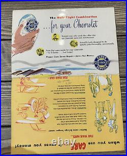 Vintage 1953 Columbus Chevrolet Fox Terrier Dog Promo Flyer Ad Mailer