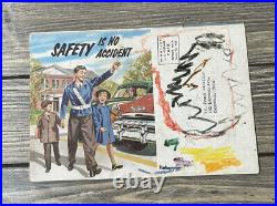 Vintage 1953 Columbus Chevrolet Golden Retrievers Dog Mailer Promo Ad Flyer