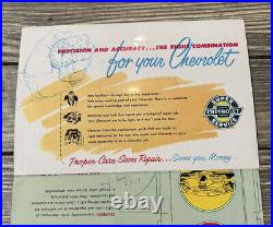 Vintage 1953 Columbus Chevrolet Safety Trained Collie Dog Promo Ad Flyer Mailer