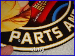 Vintage 1955 Studebaker Car & Truck Service 11 3/4 Porcelain Metal Gas Oil Sign