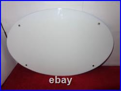 Vintage 1956 Ford Thunderbird Woman 16 Porcelain Metal Car Gasoline & Oil Sign