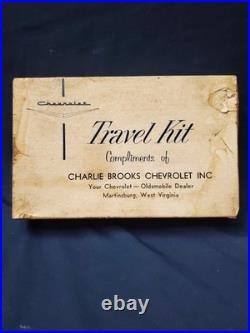 Vintage 1957 Charlie Brooks Chevrolet Dealership Promotional Travel Kit