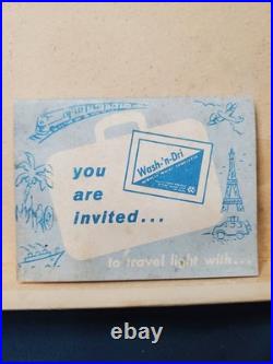 Vintage 1957 Charlie Brooks Chevrolet Dealership Promotional Travel Kit