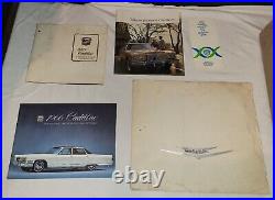 Vintage 1960 1966 1975 Cadillac Sales Brochure Lot