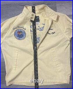 Vintage 1960-70s Chevrolet Corvette Club Member Jacket Chain Stitch Embroidered