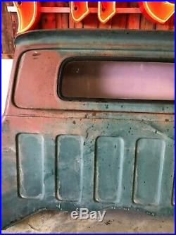 Vintage 1960's CHEVROLET CHEVY TRUCK Rear CAB Wall Decor BED HEADBOARD ManCave