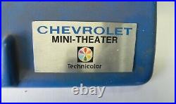 Vintage 1960s-70s Chevy Dealership Display Mini Theater Rare
