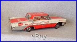 Vintage 1960s Coca-Cola toy Ford cartinfriction10-1/4 long