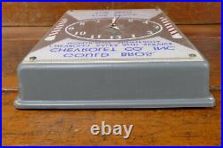 Vintage 1960s Gould Bros Chevrolet Dealership Monticello, MN Barbershop Clock