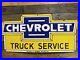 Vintage-1961-Chevrolet-Porcelain-Sign-Gas-Oil-Truck-Dealer-Automobile-Service-01-pl
