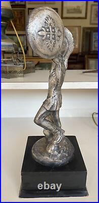 Vintage 1961 Chevy Chevrolet Sales Award Sculpture The Competitor