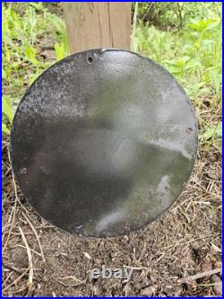 Vintage 1962 Firestone Tires Porcelain Gas Oil Auto Car Tire Service Sign 12